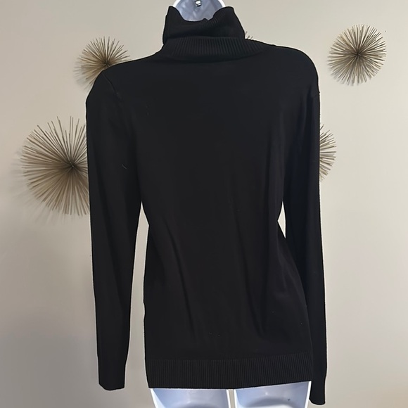 Black Turtleneck Sweater NWOT - Picture 3 of 4